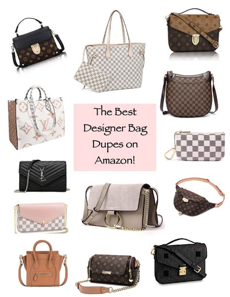 dupe bags amazon|best designer dupes on amazon.